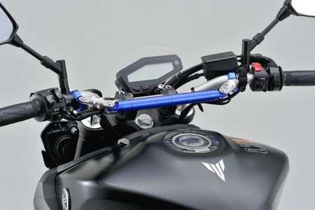 Wspornik kierownicy ze stopu aluminium 250mm  niebieski