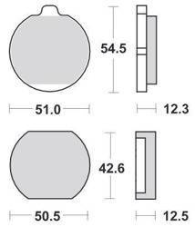 KLOCKI HAMULCOWE SBS 510 HF