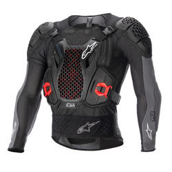 KOSZULKA Z OCHRANIACZAMI ALPINESTARS BIONIC PLUS V2 BLACK/ANTHRACITE/RED