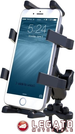 Uchwyt montowany do ramy kierownicy do telefonów komórkowych oraz przenośnych urządzeń elektronicznych