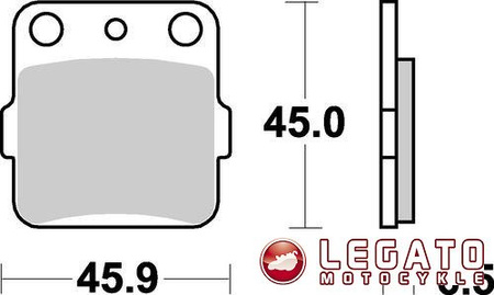 KLOCKI HAMULCOWE SBS 584 SI