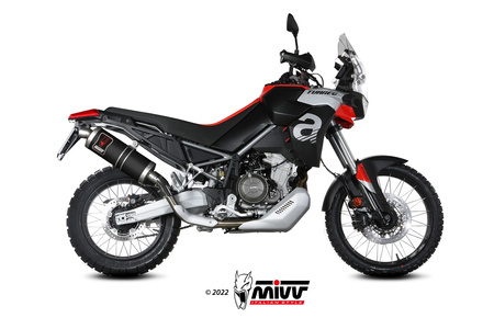 Mivv Tłumik końcowy DAKAR BLACK stal nierdzewna APRILIA TUAREG 660 2022-2025