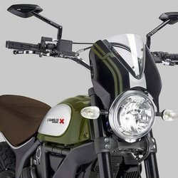 OWIEWKA PUIG DO DUCATI SCAMBLER 2015-2024 (RETROVISION) PRZEZROCZYSTA