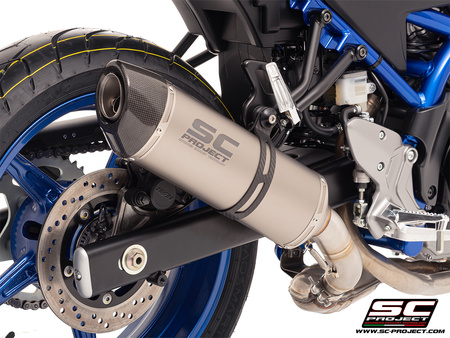 SC-Project tłumik końcowy Oval tytan Suzuki SV650 (2021 – 2024)