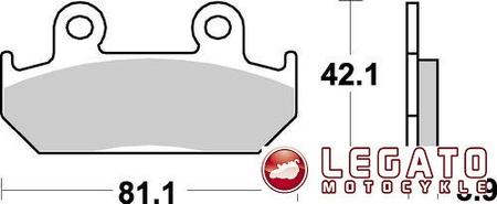 KLOCKI HAMULCOWE SBS 593 HS
