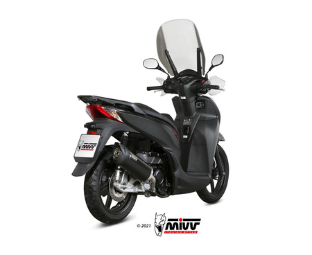 Mivv Tłumik końcowy MOVER BLACK PAINTED STAINLESS STEEL HONDA SH 300 2015-2020