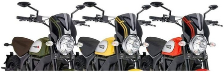 OWIEWKA PUIG DO DUCATI SCAMBLER 2015-2024 (RETROVISION) MOCNO PRZYCIEMNIANA