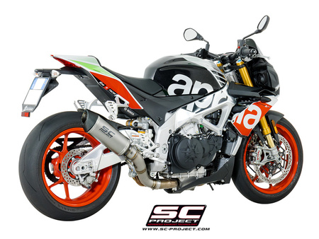 SC-Project tłumik końcowy  końcowy  Oval Titanium Aprilia Tuono V4 2017-2020