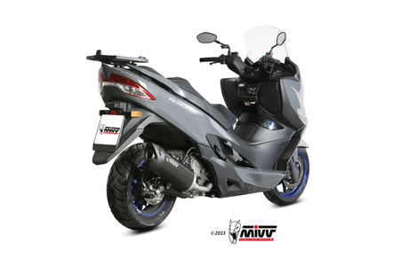 Mivv Tłumik końcowy MOVER BLACK PAINTED STAINLESS STEEL SUZUKI BURGMAN 400 2022-2024
