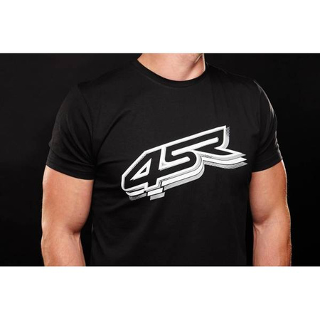 KOSZULKA MĘSKA T-SHIRT 4SR LOGO BLACK