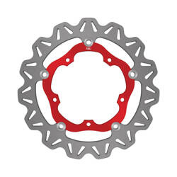 EBC Tarcza hamulcowa motocyklowa VR2119RED VEE, czerwona