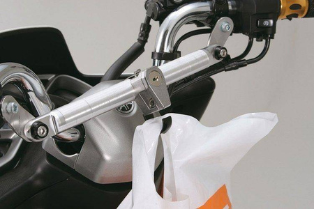 Daytona Zabezpieczenie do Kasku montowane do kierownicy Czarna z hakiem Ø22,2 / 25,4 mm 91487