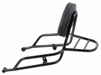 Sissybar with rearrack black for Moto Guzzi V7 Sport (2025-)