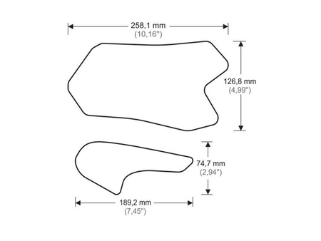 TANKPADY BOCZNE PUIG DO DUCATI 899 / 959 / 1199 / 1299 PANIGALE