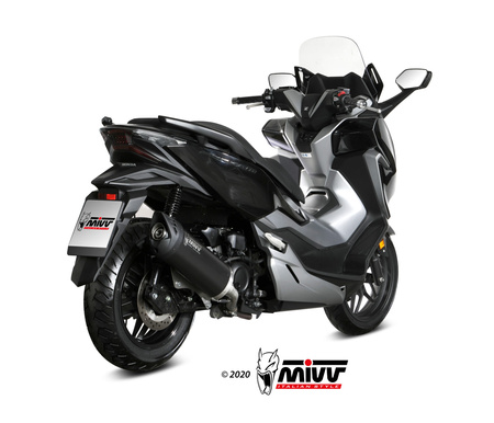 Mivv Tłumik końcowy MOVER BLACK PAINTED STAINLESS STEEL HONDA FORZA 300 2018-2020