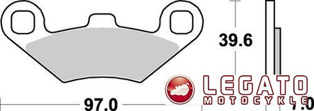 KLOCKI HAMULCOWE SBS 716 ATS