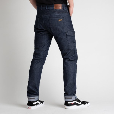 	Spodnie Jeansowe Broger Ohio Tapered Fit Raw Navy