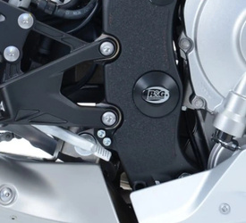 ZAŚLEPKA RAMY RG RACING YAMAHA YZF-R1 15-/MT-10, PRAWA DÓŁ BLACK