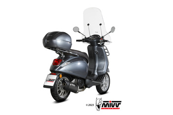 Mivv Układ wydechowy MOVER BLACK PAINTED stal nierdzewna PIAGGIO VESPA PRIMAVERA 125 2021-2024