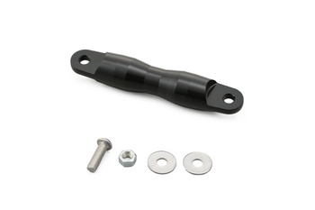 Wspornik kierownicy ze stopu aluminium anodowany na kolor czarny 100 mm