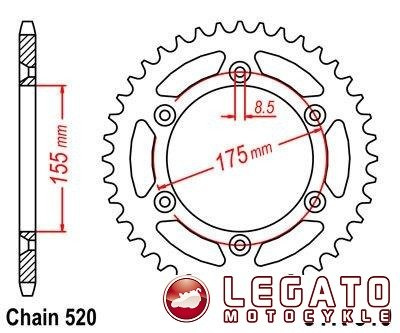 ZĘBATKA NAPĘDOWA JT TYŁ