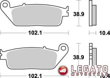 KLOCKI HAMULCOWE SBS 654 LS