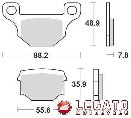 KLOCKI HAMULCOWE SBS 585 HF