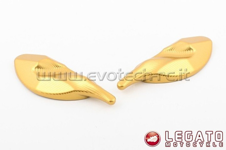 Zaślepki lusterek EVOTECH RC Triumph złote