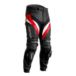 Motocyklowe Spodnie Skórzane RST Tractech Evo 4 CE Black/Red (2358)