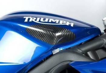 SLIDERY ZBIORNIKA PALIWA RG RACING TRIUMPH 675 DAYTONA/STREET TRIPLE R 06-12 CARBON