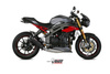 Mivv Tłumik końcowy SUONO BLACK stal nierdzewna TRIUMPH SPEED TRIPLE 1050 R / S / RS 2016-2017