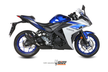 Mivv Tłumik końcowy SUONO BLACK stal nierdzewna YAMAHA YZF R25 2015-2024