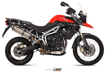 Mivv Tłumik końcowy SUONO stal nierdzewna TRIUMPH TIGER 800 XC / XR / XRx / XCx / XRT / XCA 2011-2016