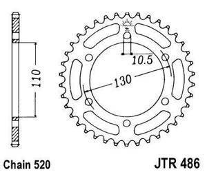 ZĘBATKA NAPĘDOWA JT ALU (520)
