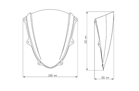 Szyba sportowa PUIG do Suzuki GSX-R1000 / R 2017-2021