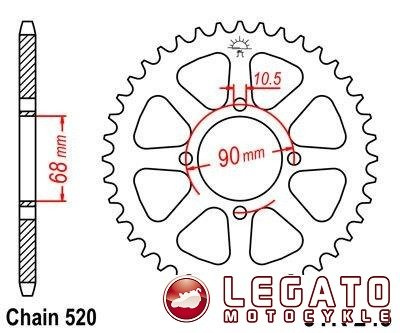 ZĘBATKA NAPĘDOWA JT TYŁ (520)