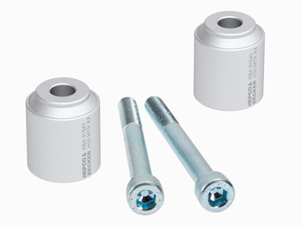 Handlebar riser 30 mm silver for BMW F 650 GS Twin (2008-2011)