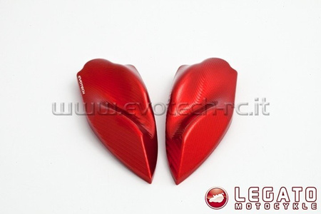 Zaślepki lusterek EVOTECH RC MV Augusta czerwone