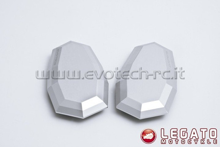 Zaślepki lusterek EVOTECH RC Kawasaki srebrne
