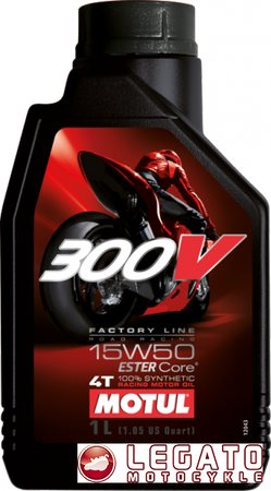 MOTUL  Olej silnikowy 300V 15W50 4T FL 1L 
- 100% Synthesis (104125)