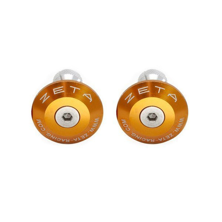 ZETA Końcówka Kierownicy Zaślepka Złota 29mm