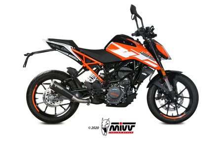 Mivv Tłumik końcowy X-M1 BLACK stal nierdzewna KTM 125 DUKE 2017-2020