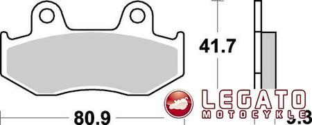 KLOCKI HAMULCOWE SBS 709 LS