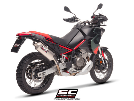 SC-Project tłumik końcowy Rally Raid tytan Aprilia Tuareg 660 2025