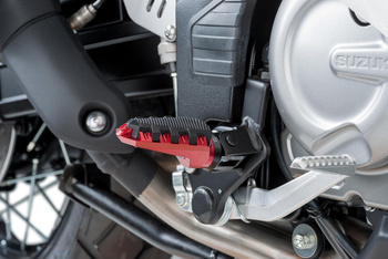 Podnóżki PUIG Trail (wymagają adapterów) Czerwony (R) 7319R