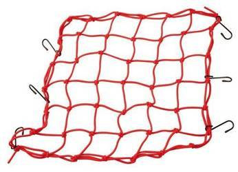 90501 Uniwersalny pająk, elastyczna siatka - czerwony