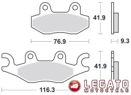 KLOCKI HAMULCOWE SBS 878 SI