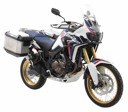 Sidecarrier Cutout stainless steel incl. Xplorer sideboxes silver for Honda CRF1000L Africa Twin (2016-2017)