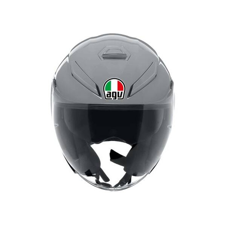 KASK MOTOCYKLOWY AGV K5 JET EVO SZARY