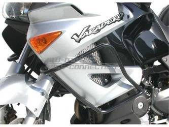CRASHBARY CZARNE HONDA XL 1000 V  SW-MOTECH (03-) BEZ ABS!